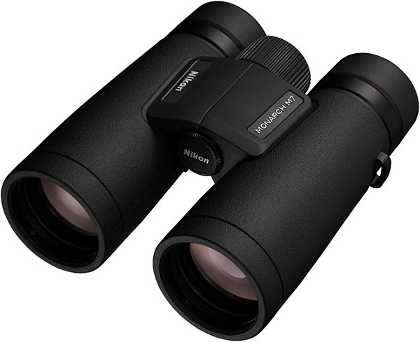 Binóculo Nikon Monarch M7 10x42 | À prova d'água, antineblina, binóculo de tamanho completo com armadura de borracha, vidro ED e amplo campo de visão, dioptria de travamento, modelo oficial