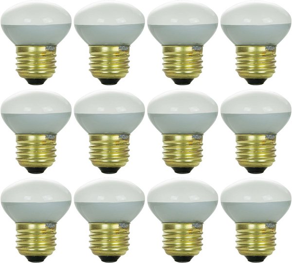 Lâmpadas incandescentes mini-refletoras Sunlite 25R14/FL/12PK de 25W