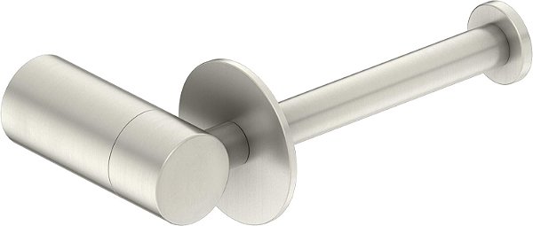 Suporte de Papel Higiênico Moderno de Único Pino Moen YB0409BN, Níquel Escovado 6,69 x 2,76 x 4,33 polegadas