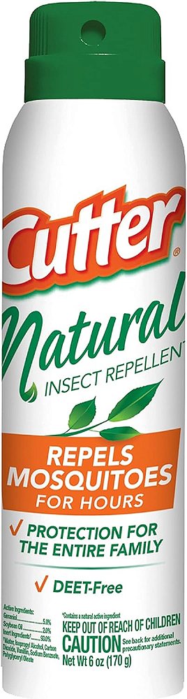 Repelente de Insetos Natural Cutter2, Aerosol, 6-Onças, Pacote com 12 unidades