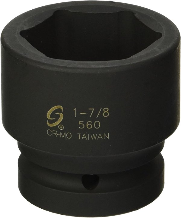 Soquete de impacto Sunex 560 de 1 com 6 pontos padrão 1-7/8
