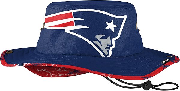 Chapéu Boonie Esportivo de Sol ao Ar Livre com Logotipo da Equipe da NFL para Homens.