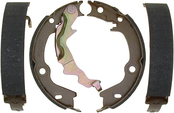 Conjunto de sapatas de freio de estacionamento Raybestos 914PG de grau profissional Drum-in-Hat