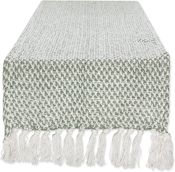 Coleção Básica de Tecelagem DII 100% Algodão Corredor de Mesa Tricotado, 15x108, Alcachofra