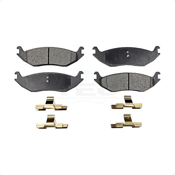 Pastilhas de Freio a Disco Cerâmicas Traseiras TEC-967 para Ram 1500 Dodge Durango Clássico Chrysler Aspen Van