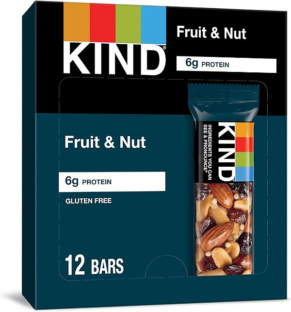 Barras KIND, Fruta e Nozes, Fruta e Nozes, 12 Unidades (Pacote com 12)
