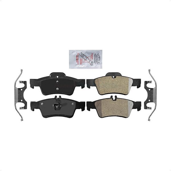 Pastilhas de Freio a Disco Traseiras Semimetálicas NWF-PRM986 para Mercedes-Benz E350 S550 E320 CLS550 SL500 E550 E500 S430 S500 SL550 E400 CLS500 CLS400 E250 CL550 S350 CL