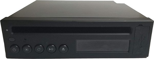 Tocador de CD Premium com USB Integrado para Automóveis com Porta USB Baseada em Dados - Inclui Memória de 12 Discos Incorporada - (Usbcdplay3) (AIE-USBCDPLAY3)