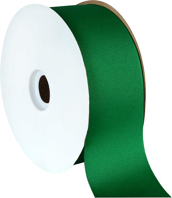 Fita Grosgrain Berwick Offray 2,25, Verde Esmeralda, 50 metros