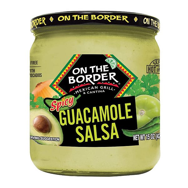 Guacamole Salsa On The Border - Pote de 15 oz (Pacote com 4)