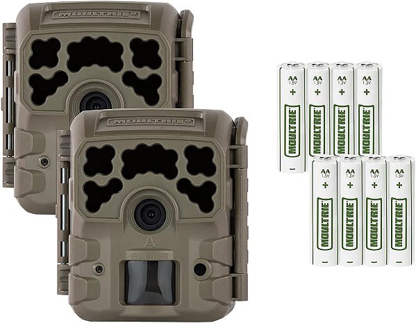 Câmera de trilha Moultrie Micro-32i Kit - Pacote Duplo, 720p, Apenas Movimento