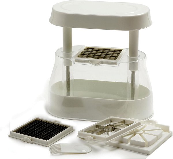 Norpro 846 Multi Processador com 3 Lâminas Interchangeáveis, Tamanho Único, Branco