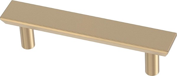 Puxador de gaveta chanfrado simples Franklin Brass, Champagne Bronze, 3 pol (76mm), 10 unidades, P40844K-CZ-B1