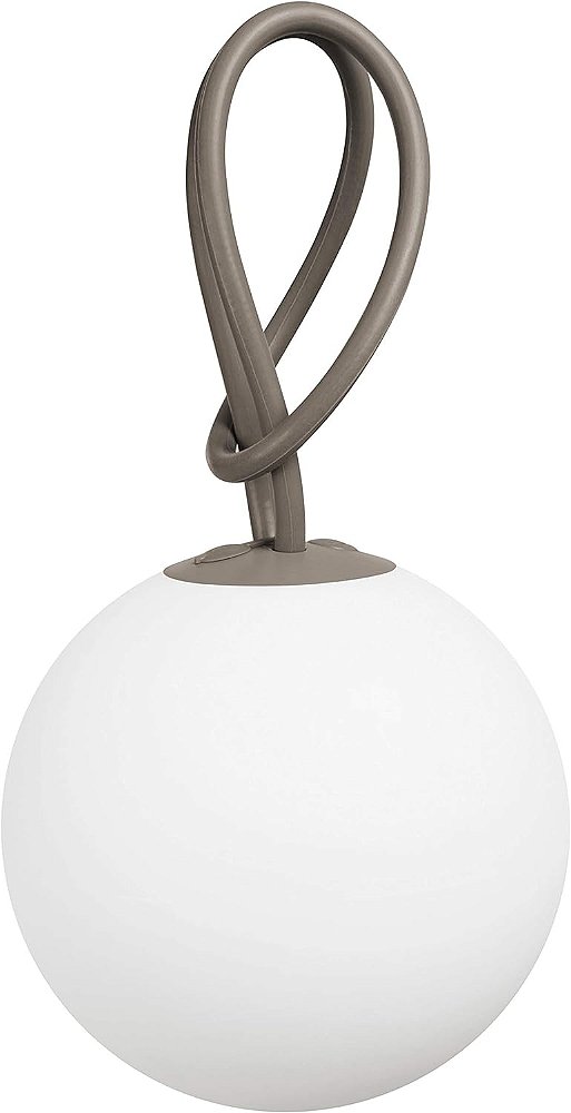 Luminária LED recarregável para uso interno / externo Fatboy BOL-TPE-UL Bolleke, cor taupe