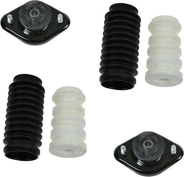 Kit de Par de Capas de Poeira do Suporte do Amortecedor Traseiro Superior para BMW E36 E46