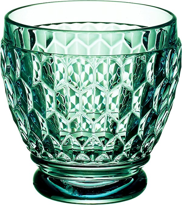 Villeroy & Boch Boston Green Copo de shot de cristal, conjunto de 4