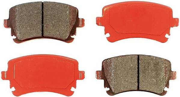 Conjunto de Pastilhas de Freio Semi-Metálicas SIM, SIM-1018, Traseira