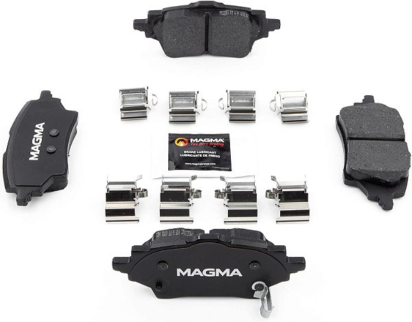 MAGMA Fogo Nascido Freio Premium PMD2202C Pastilhas de freio cerâmicas, traseiras.