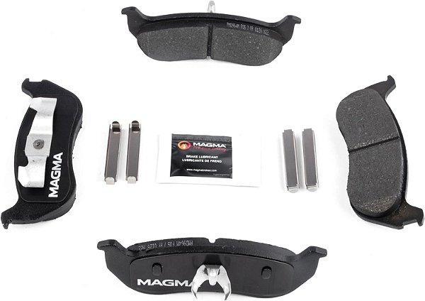 Pastilhas de freio semi-metálicas traseiras MAGMA Premium PMD964M