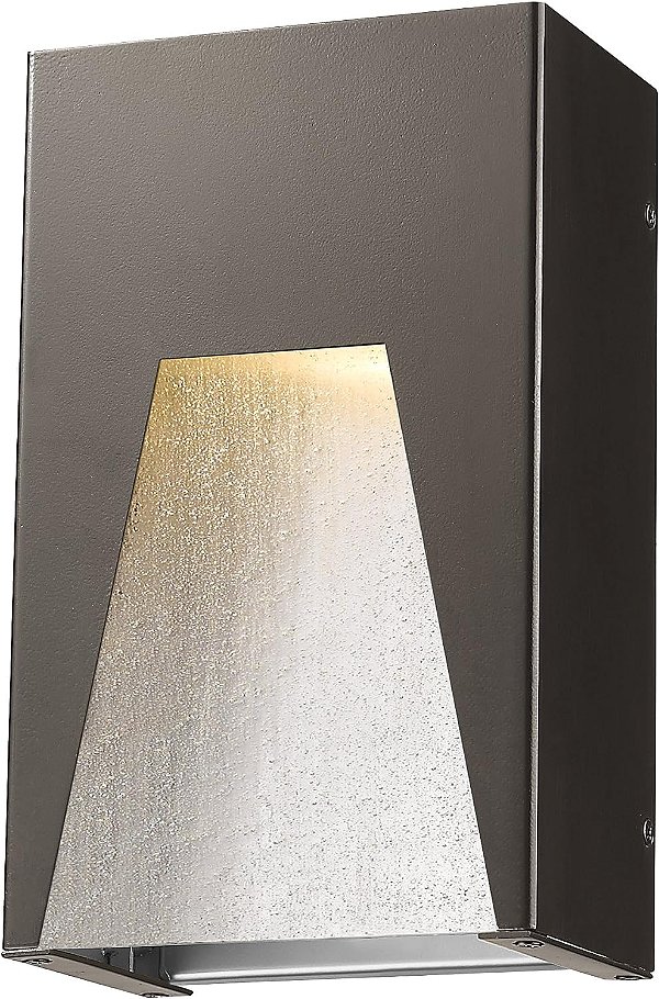 Luminária de parede externa Z-Lite 561S-DBZ-SL-SDY-LED 1, Bronze Prata