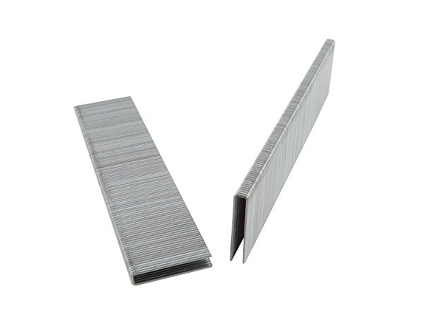 Grampos para Piso Galvanizado B&C Eagle 97/25 1 polegada de comprimento x 3/16 polegadas de largura x 20 calibres (5.000 por caixa)