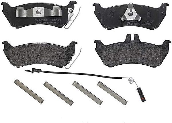 Conjunto de Pastilhas de Freio Traseiras Brembo P50044 Low-Met para MERCEDES-BENZ OE# 1634200520
