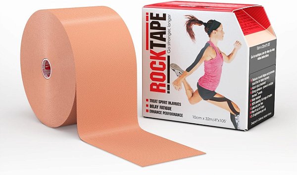 Rocktape a Granel, Preto, 4 Polegadas