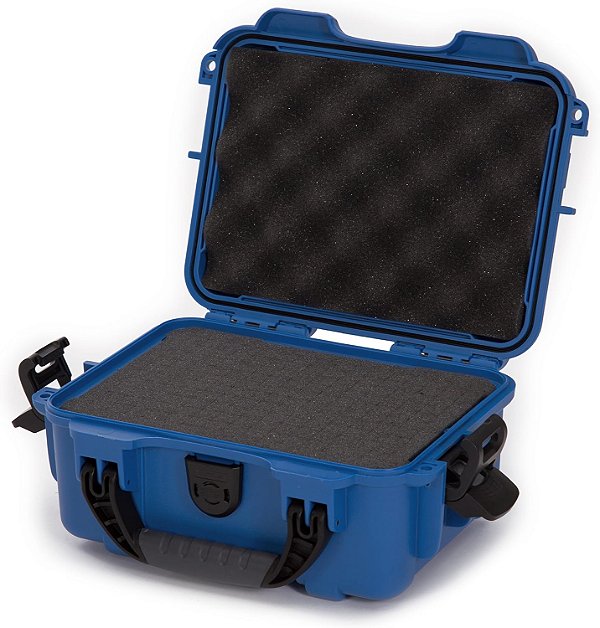 Estojo rígido à prova d'água Nanuk 904 com inserção de espuma - Azul