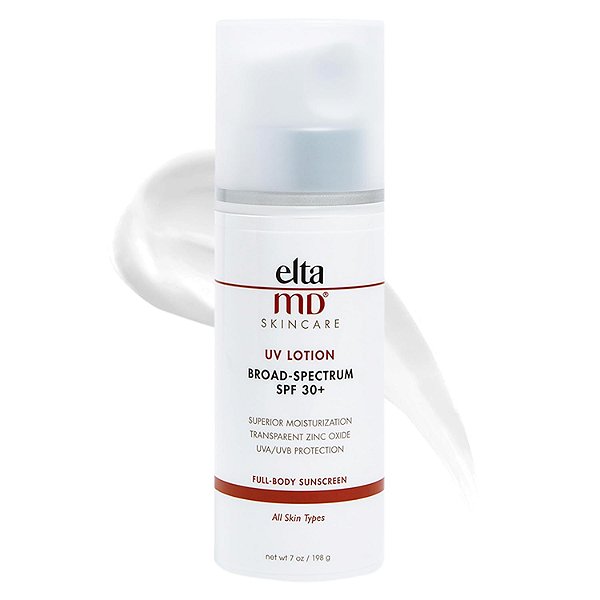 Protetor Solar Corporal EltaMD UV Lotion, FPS 30+, Hidrata, Protege e Hidrata a Pele, Para Todos os Tipos de Pele, Oferece Proteção de Amplo Espectro UVA e UVB,