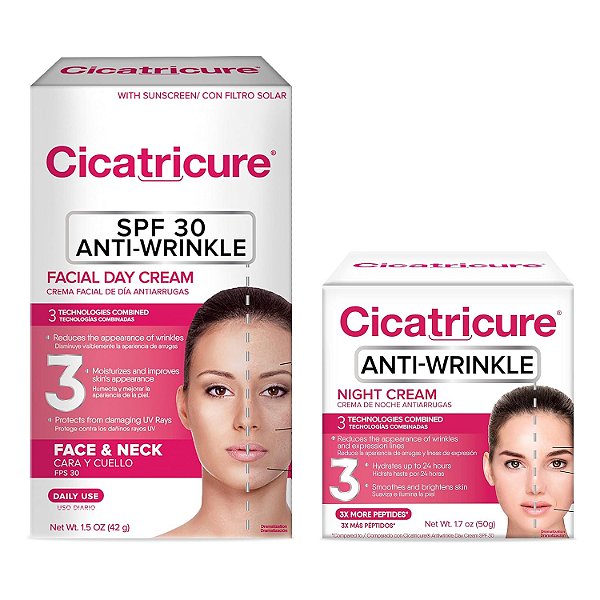 Cicatricure Creme Anti-Rugas Dia + Noite (Combo)
