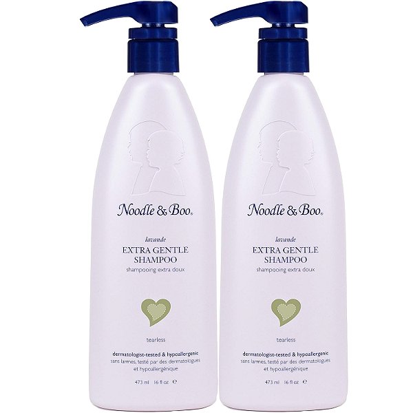 Shampoo para recém-nascidos Noodle & Boo Lavanda Extra Suave, Sem Lágrimas, Testado por Pediatra, Hidratante e Livre de Parabenos, Ftalatos, Sulfatos e Corantes.