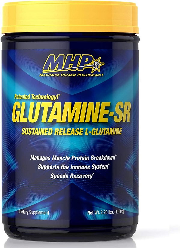 MHP Glutamina SR, Saúde Imunológica, Recuperação Muscular, Suporte à Massa Muscular, Recuperação Rápida, 160 Porções, 2,2 Libras (Pacote de 1)