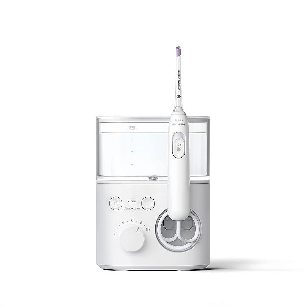 Philips Sonicare Power Flosser 5000, Branco, Embalagem Livre de Frustrações, HX3811/20