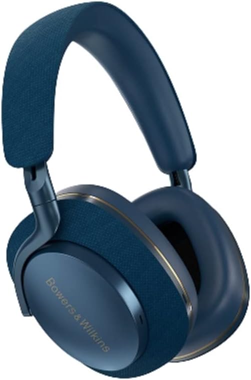 Fones de ouvido circum-auriculares Bowers & Wilkins Px7 S2 (Modelo 2022) - Cancelamento avançado de ruído, compatível com o app de música B&W para Android/iOS, 7 horas de reprodução com apenas