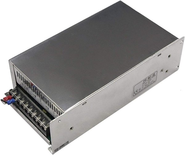 Fonte de alimentação - 110VAC-220VA-12VDC-40A para atuadores lineares