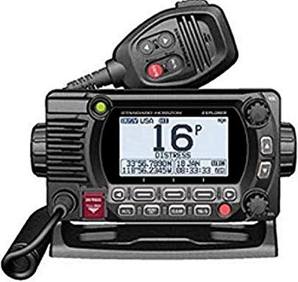 Padrão Horizon GX1850B Preto 25W VHF/NMEA2000/Segunda série Explorer