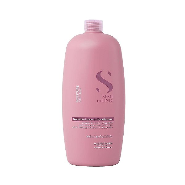 Condicionador Leave-in Nutritivo Sem Sulfato Semi Di Lino Moisture da Alfaparf Milano para Cabelos Secos - Qualidade Profissional de Salão - Livre de SLS, Parabenos e Parafina - Seguro para Cabelos Coloridos