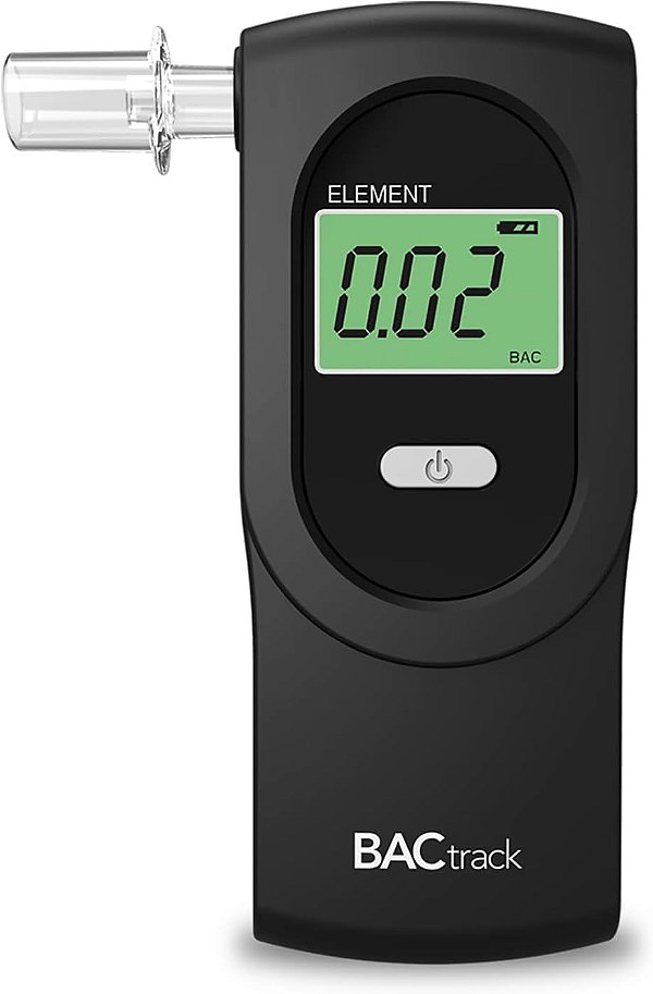 BACtrack Element Breathalyzer | Precisão de nível profissional | Conforme DOT & NHTSA | Testador portátil de álcool no hálito para uso pessoal e profissional.