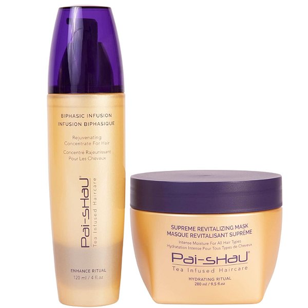 Infusão Biphasic Pai-Shau e Máscara Revitalizante Suprema