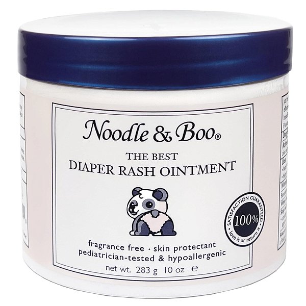 Noodle & Boo A Melhor Pomada para Assaduras, Pomada de Óxido de Zinco para Cuidados com a Pele do Bebê de Uso Múltiplo para Prevenção, Tratamento e Alívio de Assaduras,
