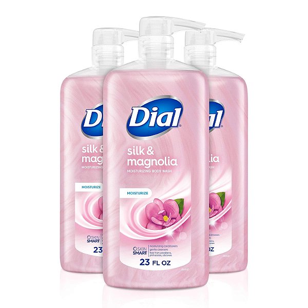 Body Wash Dial, Seda & Magnólia, 23 fl oz (Pacote com 3)