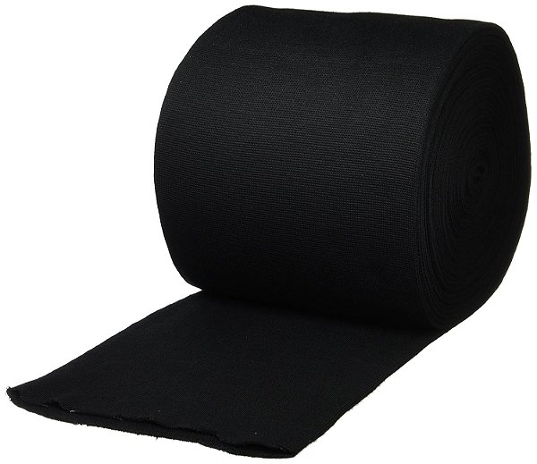 Faixa de compressão tubular de malha PRO, preta, 8 x 11 yd