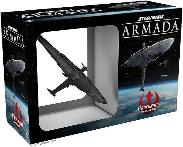 Star Wars Armada O Pacote de Expansão Profundidade | Jogo de Batalha de Miniaturas | Jogo de Estratégia para Adultos e Adolescentes | Idades 14+ | 2 Jogadores | Tempo médio de jogo 2 horas | Feito