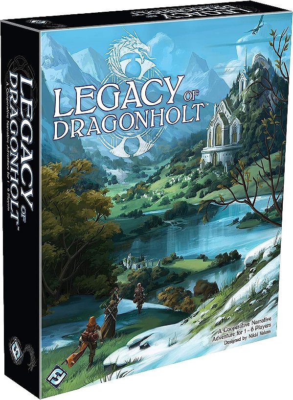 Jogo de Interpretação de Papéis Legacy of Dragonholt | Jogo de Aventura Narrativa | Jogo de Fantasia Cooperativa para Adultos e Adolescentes | Idade 14+ | 1-6 Jogadores | Tempo Médio de Jogo 90