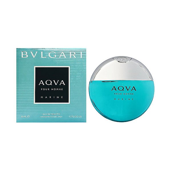 Bvlgari Aqua Marine por Bvlgari para Homens. Spray de Eau De Toilette 1.7-Ounces