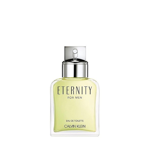 Calvin Klein Eternity for Men Eau De Toilette Colônia - Notas de Bergamota, Gerânio, Sândalo e Âmbar.
