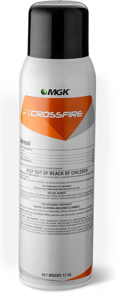Aerossol MGK 1977 Crossfire Insecticida, 17oz, Creme