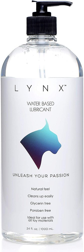Lubrificante Pessoal à Base de Água Lynx - 34 Onças Líquidas