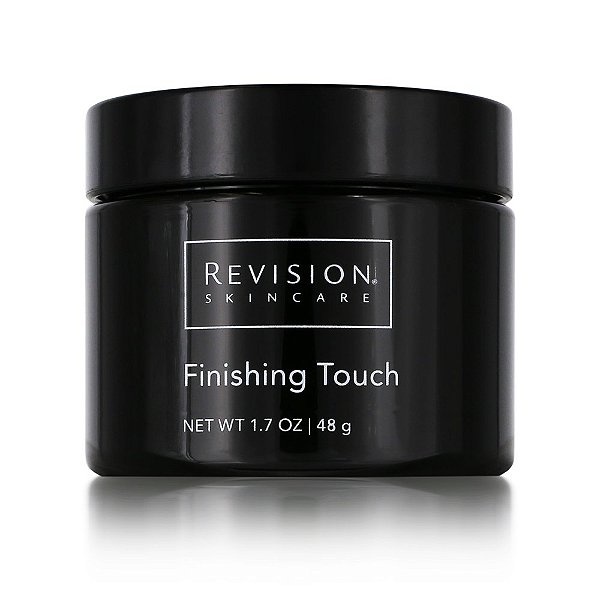 Revision Skincare Finishing Touch, Esfoliante facial remove células superficiais mortas, opacas e desidratadas, nutre e absorve impurezas, ilumina a pele opaca, para uma aparência suave e macia, 1,