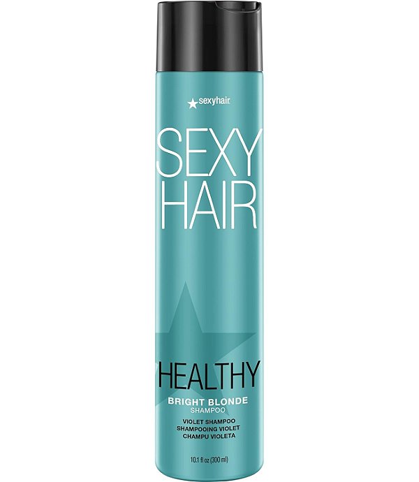 Shampoo/Condicionador Violeta para Loiras Brilhantes e Saudáveis SexyHair | Ajuda a Neutralizar o Amarelado | Livre de Sulfato SLS e SLES